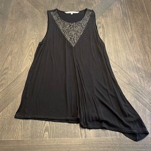 Rachel Roy Black Tank Top Medium